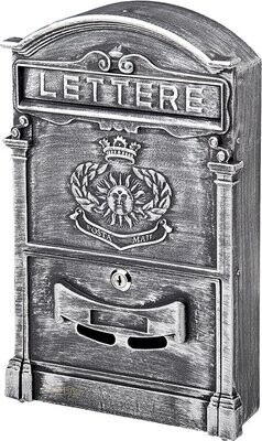 Cassetta posta front .ALLUM"RS"ANTRACITE XEST.EC
