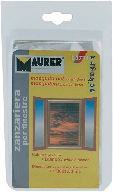 Zanzariera C/Velcro bis. Bianco  MT.1,5X1,8