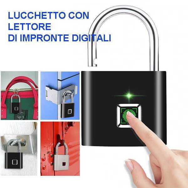 LUCCHETTO CON IMPRONTE DIGITALE