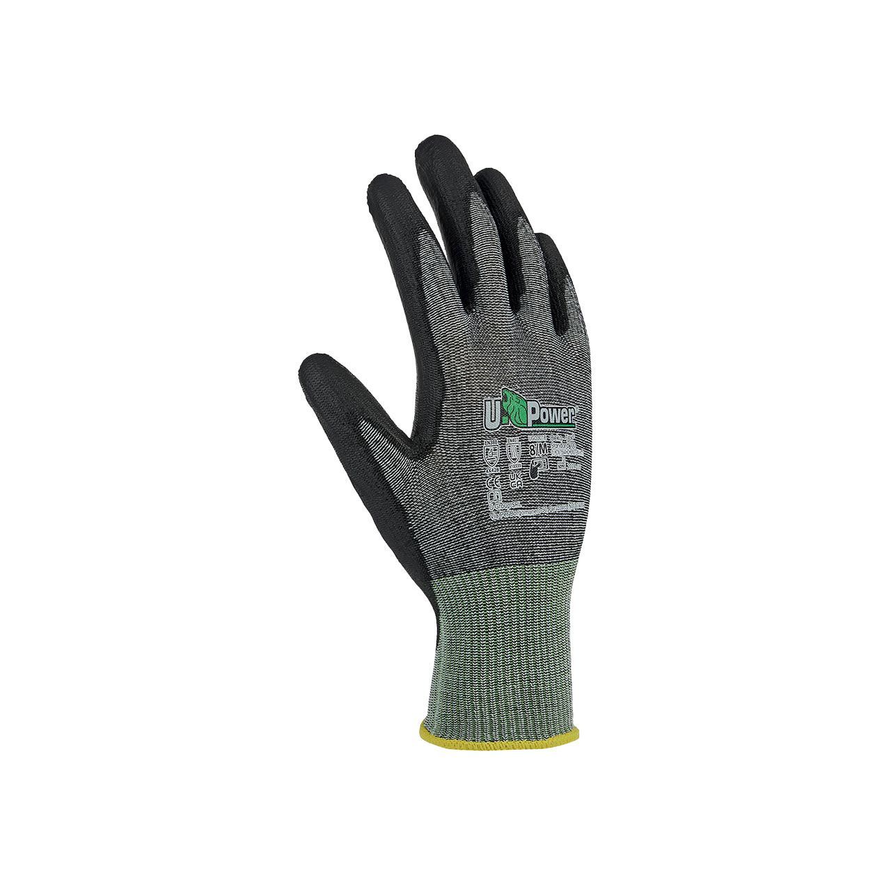 GUANTO PU ANTITAGL.U-POWER SAMBA GRIGIO/VERDE