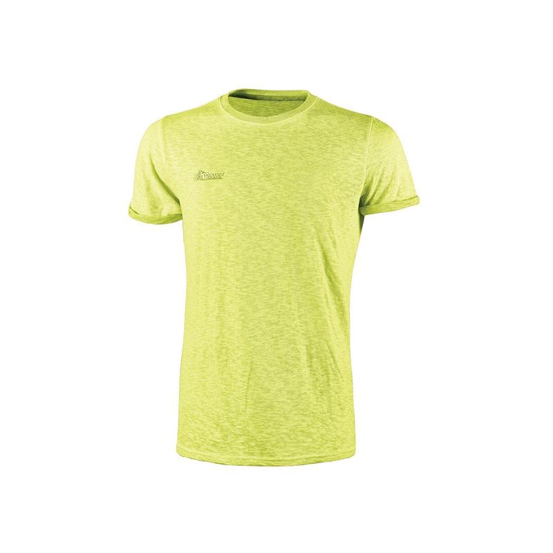 T-SHIRT U POWER GIALLO FLUO