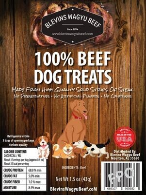 100% Beef Dog Jerky 1.5oz