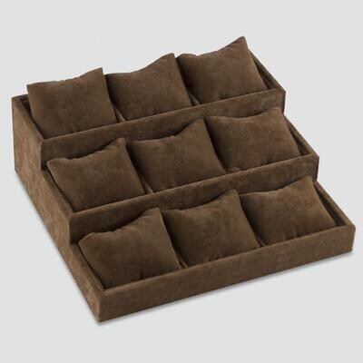 3 Steps Amphora Fabric Padded Stand