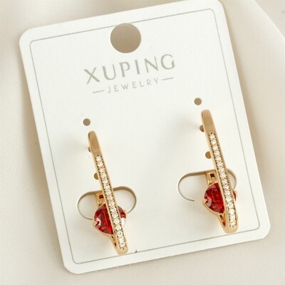 Xuping Oval Zircon Stone Luxury Earrings