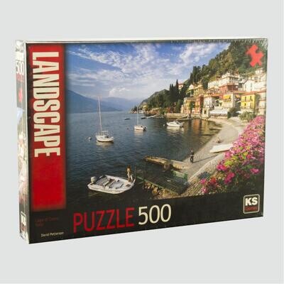 Lago Di Como Italy Landscape 500 Piece Puzzle KS Games