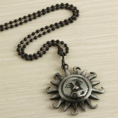 Sun Metal Men's Necklace