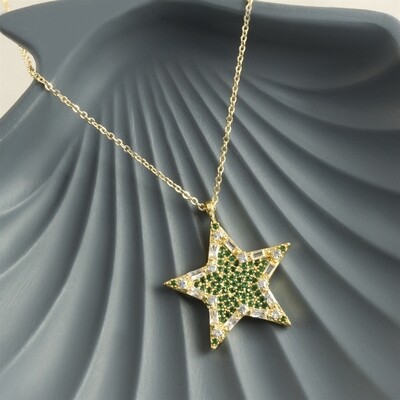 Star Zircon Stone New Season Necklace