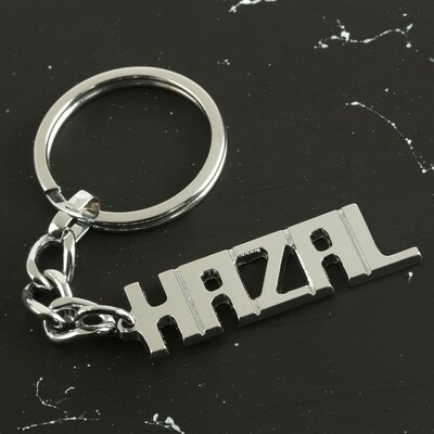 Hazal Name Keychain