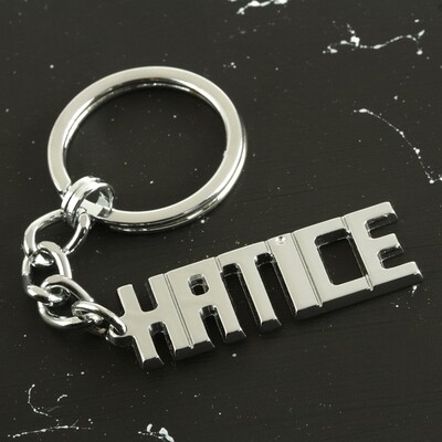 Hatice Name Keychain