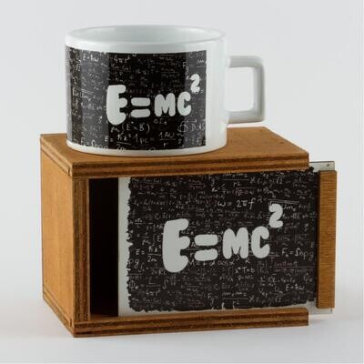 Emc2 Figured Wooden Boxed Mug