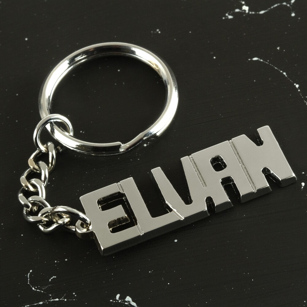 Elvan Name Keychain
