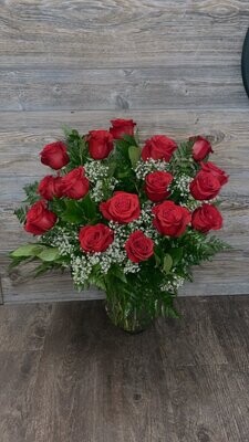 The Ruby Rose Bouquet