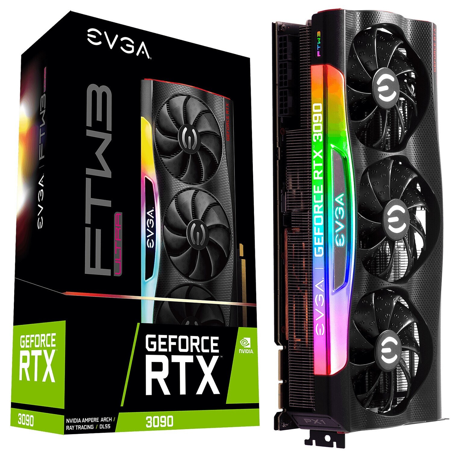 EVGA GeForce RTX 3090 FTW3 ULTRA HYBRID 24GB GDDR6X 24G-P5-3988-KR