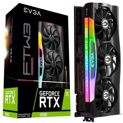 EVGA GeForce RTX 3090 FTW3 ULTRA HYBRID 24GB GDDR6X 24G-P5-3988-KR