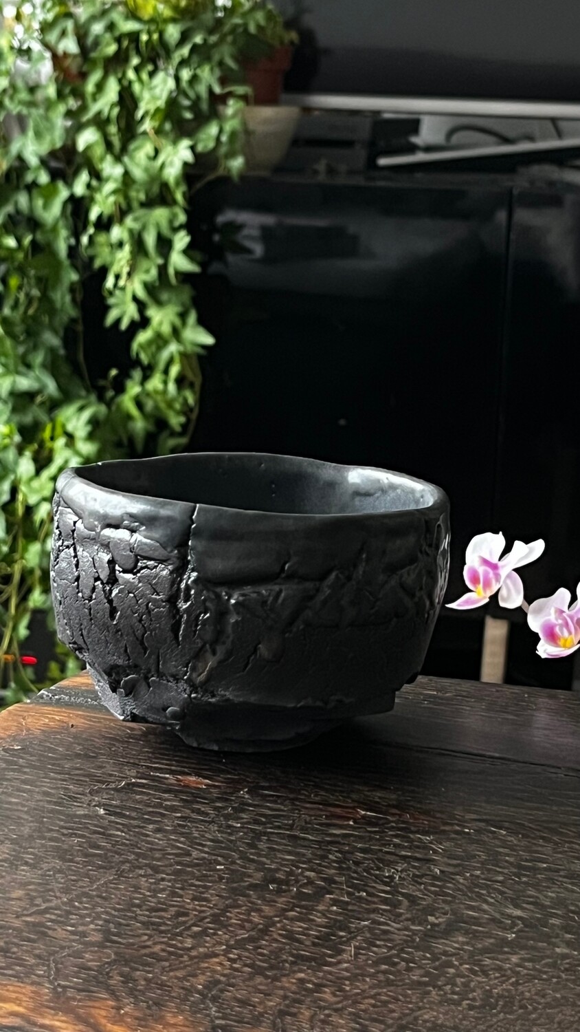 Rustic Handmade Ice Cream Bowl