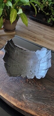 Asymmetrical serving plate