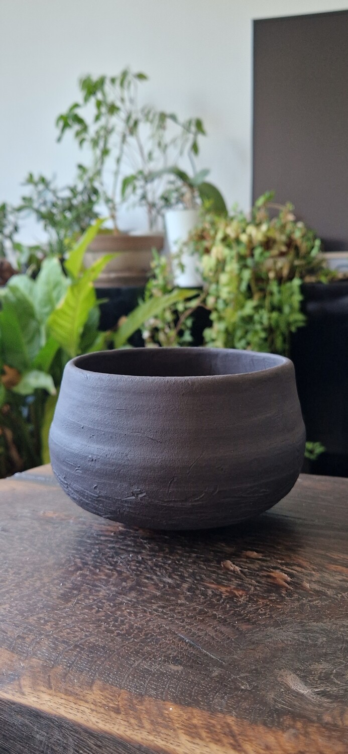Unglazed matcha bowl