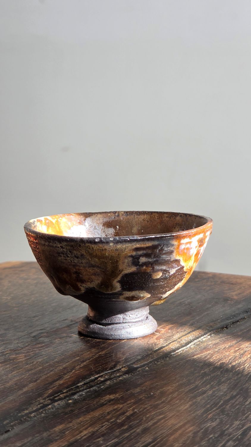 Small Gongfu Teacup - Wood Ash Glaze | Wabi-Sabi Elegance