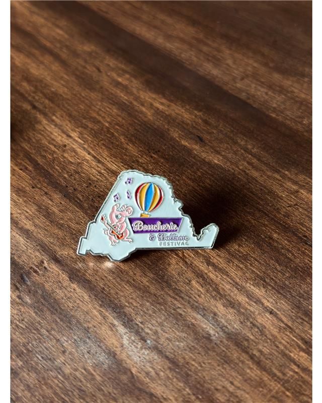 Boucherie &amp; Balloon Festival Pin - Classic Logo