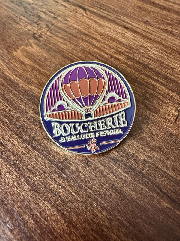 2025 Boucherie &amp; Balloon Festival Pin