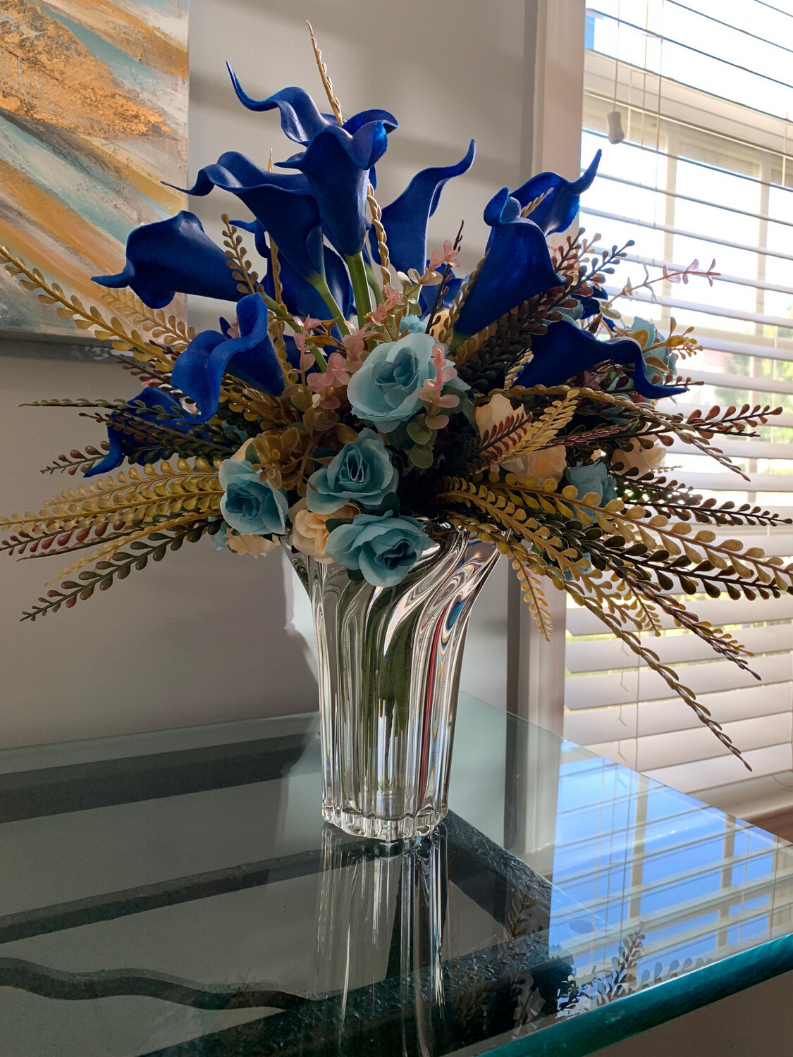CALLA LILY AND CRYSTAL
