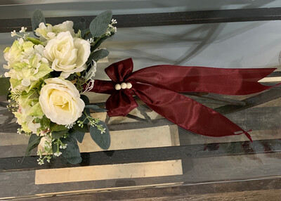 WHITE ROSES BRIDAL BOUQUET