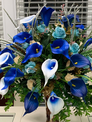 BLUE MAJESTY 30”Hx20”W