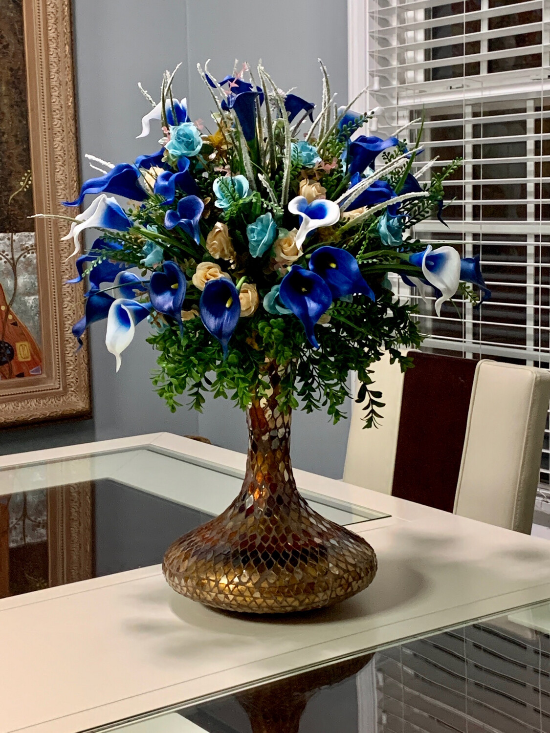 BLUE MAJESTY 30”Hx20”W