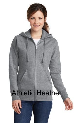 Ladies Fleece Full-Zip Hooded Sweatshirt -
Athletic Heather Ladies Fleece Full-Zip Hooded Sweatshirt -
Athletic Heather