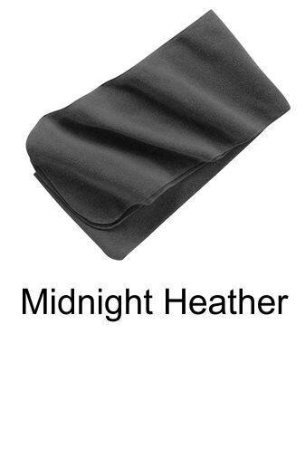 Extra Long Fleece Scarf - Midnight Heather