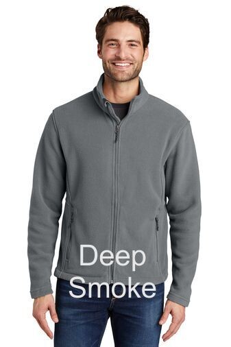 Men's Fleece Jacket - Deep Smoke