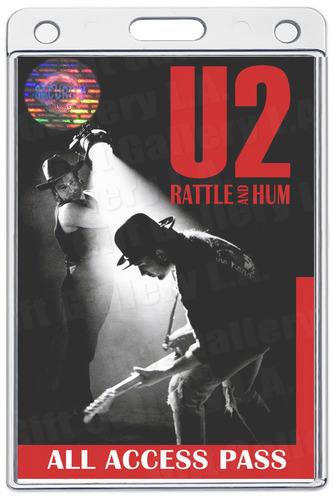 U2 ALL ACCESS LAMINATED PASS