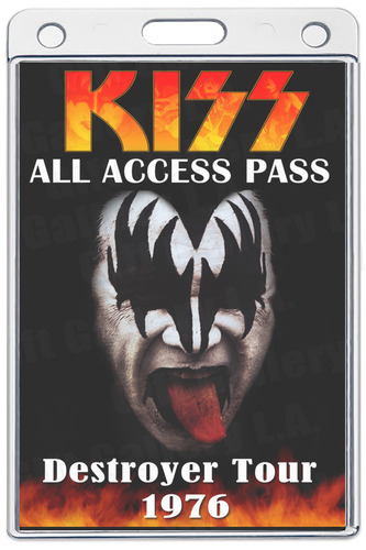 KISS ALL ACCESS LAMINATED PASS