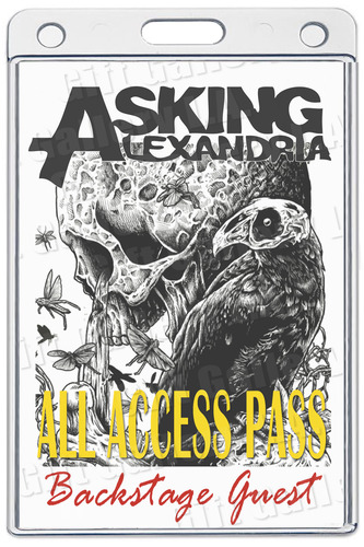 ASKING ALEXANDRIA ALL ACCESS LAMINATED PASS