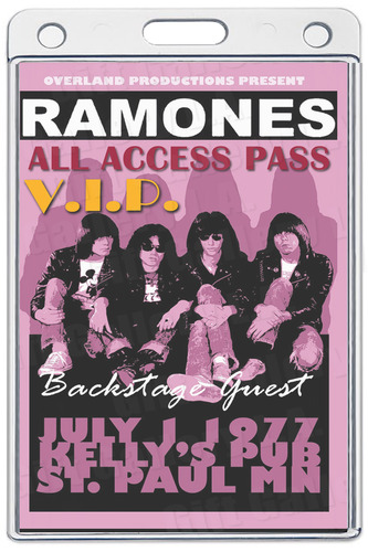 RAMONES ALL ACCESS LAMINATED PASS