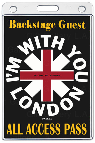 RED HOT CHILI PEPPERS ALL ACCESS LAMINATED PASS