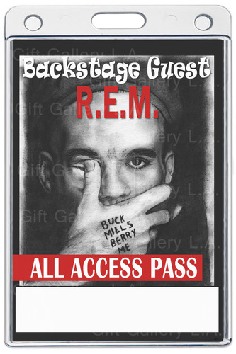 R.E.M. ALL ACCESS LAMINATED PASS