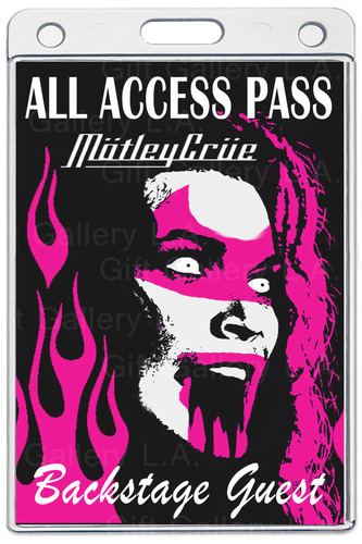 MOTLEY CRUE ALL ACCESS LAMINATED PASS