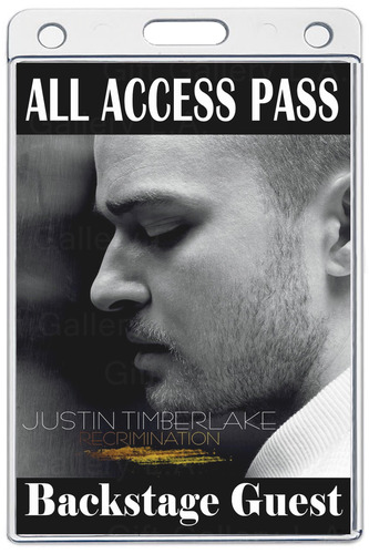 JUSTIN TIMBERLAKE ALL ACCESS LAMINATED PASS