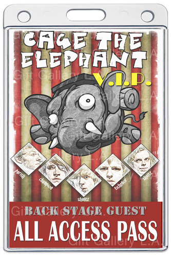 CAGE THE ELEPHANT ALL ACCESS LAMINATED PASS