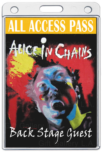 ALICE IN CHAINS ALL ACCESS LAMINATED PASS