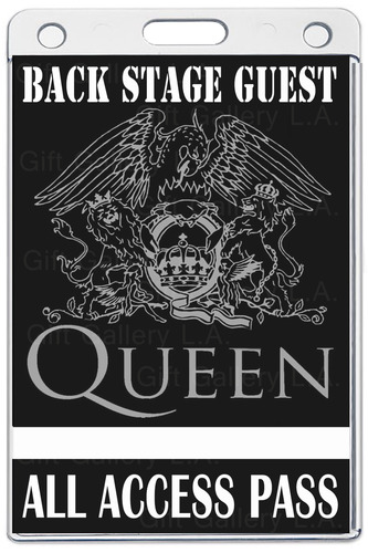 QUEEN ALL ACCESS LAMINATED PASS V.I.P. BACKSTAGE
