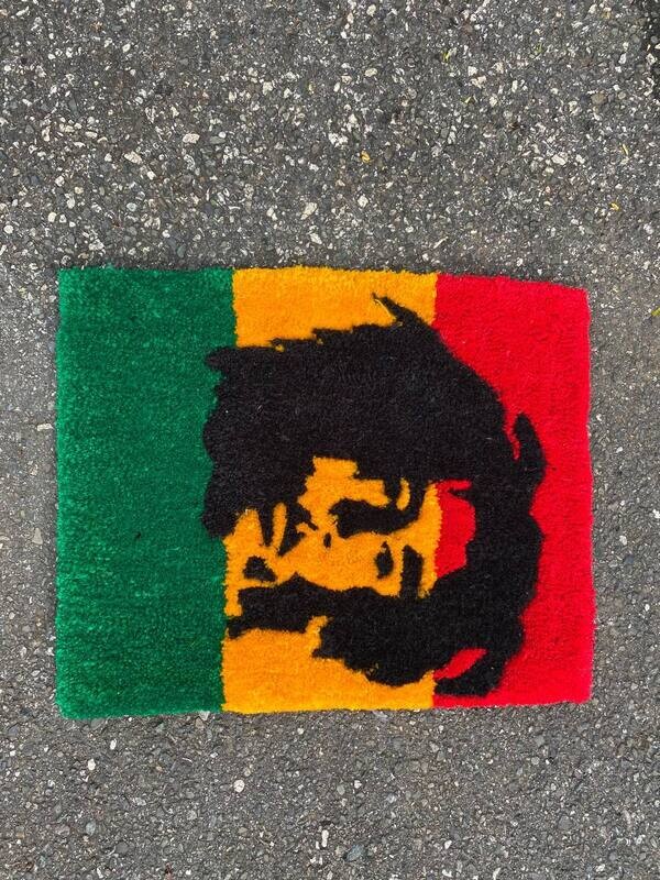 Bob Marley Rug - 17&quot; x  20&quot; (50% OFF)