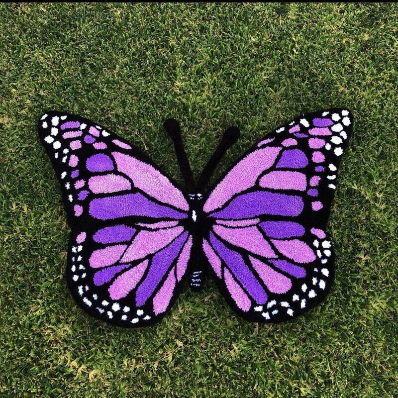 Butterfly Rug - 1ft x 1ft
