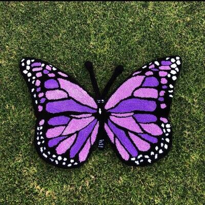 Butterfly Rug - 1ft x 1ft