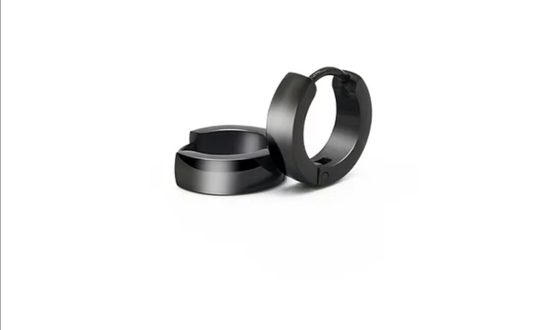 Men&#39;s Simple Hoop Earrings 