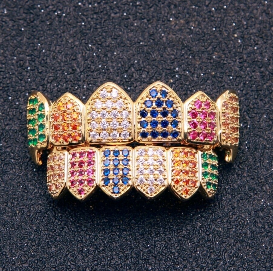 Rainbow Icedout Grillz