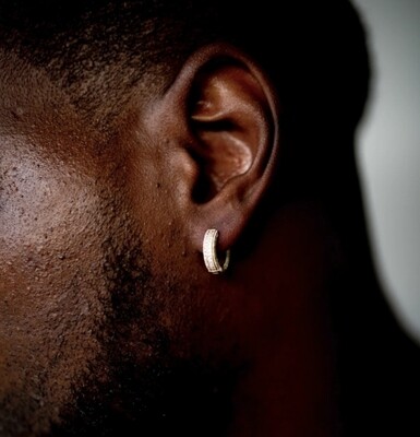 Hoop Iced Earrings 