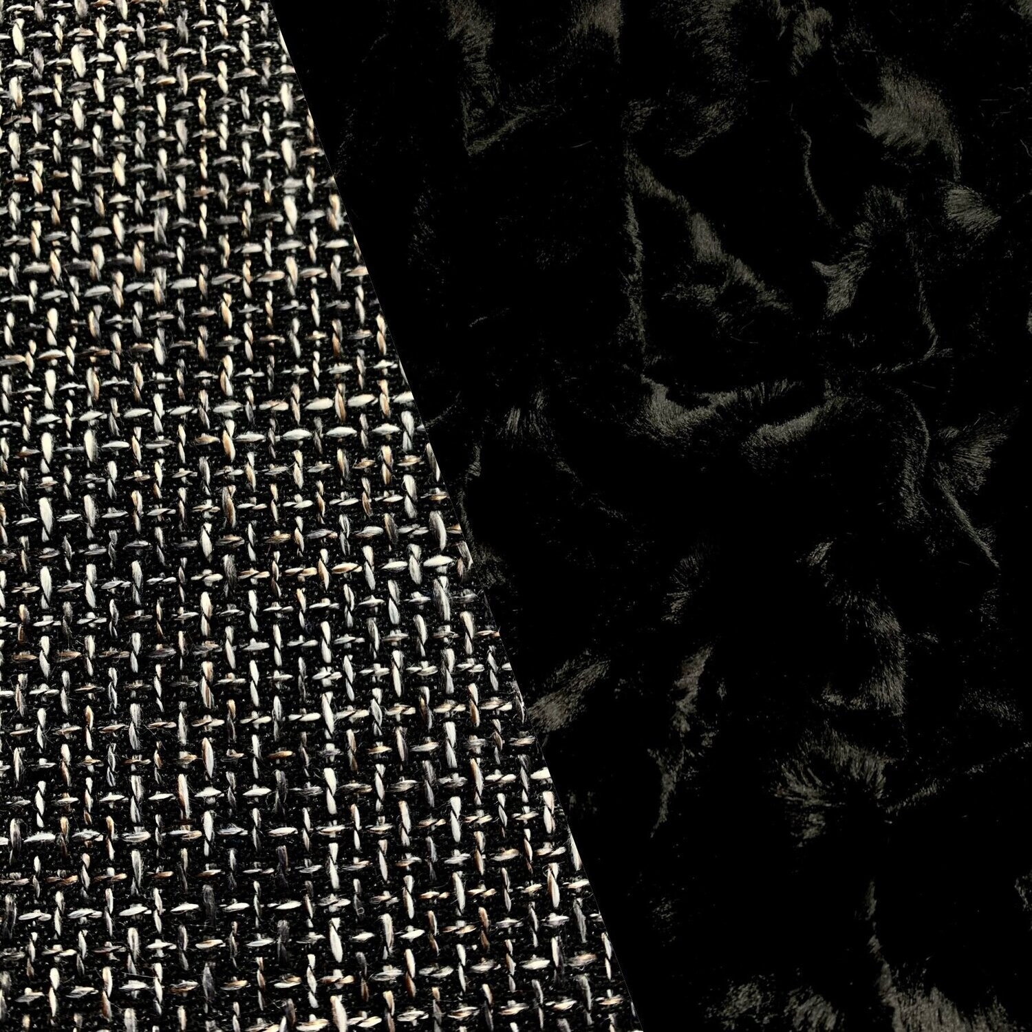 Kuschelkörbchen - Manhattan, Kuschelstoff/ Innenstoff: Schwarz
