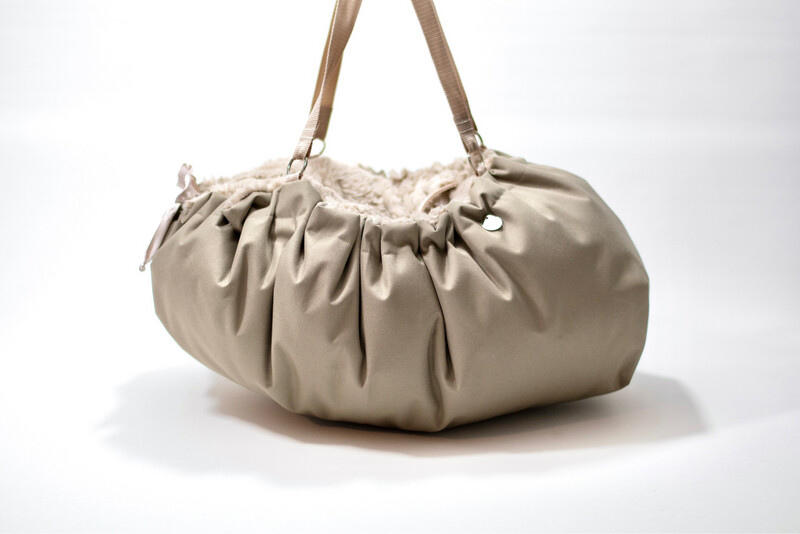 Körbchentasche - Taupe/ Innenstoff wählbar Gr. XS - XL Körbchentasche - Taupe/ Innenstoff wählbar Gr. XS - XL